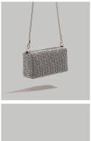 Nuevo Bolso de Diamantes de Imitación para Mujer 2025 Bolso de Alta Gama con Diamantes Bajo el Brazo Bolso Mensajero de Hombro Regalo Hermoso - details 8