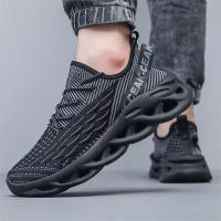 Zapatillas de Correr para Hombres Primavera/Verano Suela de Goma Natural Cordones de Anudado - details 7