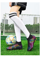 Las zapatillas de fútbol transpirables de caña alta para hombre y mujer son antideslizantes y resistentes al desgaste. - details 13