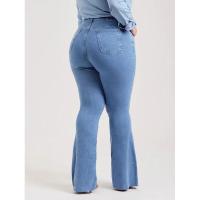 Pantalones vaqueros azules estilo oficina para mujer 2025 - details 5