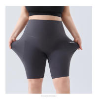 Pantalones de Yoga Grande Talla 5 Centavos Leggings Adelgazantes con Bolsillo de Barriga de Tiburón para Talla 200 Jin - details 5