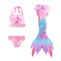 Traje de baño de cola de sirena para niños y niñas, bikini de playa, cosplay - details 6