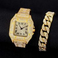 Relojes de Pulsera de Cuarzo Leten para Hombres Estilo Hip Hop con Pulsera de Oro - details 5