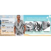 Camisas Casuales para Hombres a Rayas Hawaiian Camiseta de Oficina Oversize, Manga Corta, Estilo casual, Talla 5XL - details 8