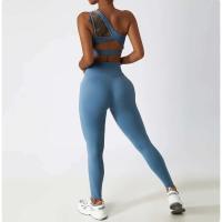 Conjunto de Yoga Sin Costuras para Mujeres Uniforme de Gimnasio de Entrenamiento Sujetador PIESS - details 27