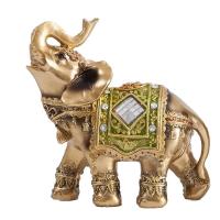 Adornos de elefante de resina, estatua de mesa artesanal creativa para decoración de sala de estar y dormitorio - details 5