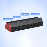 BLUEKAKA Estación de acoplamiento de TV para  Switch/Switch OLED, Base de estación de carga con puerto LAN/Adaptador HDMI 4K/USB 2,0/puerto tipo C - details 5