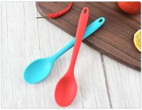 Piezas de silicona antiadherente para cocina, cuchara pequeña multicolor para servir, 1 unidad - details 10