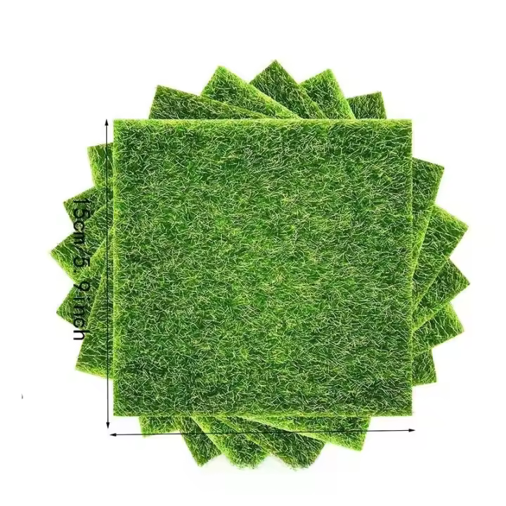 15/30cm musgo césped artificial césped verde jardín hogar DIY micro decoración PAISE - 1