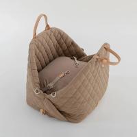 Bolsa de transporte de lujo para perros pequeños y gatos, asiento de coche, cama de viaje para mascotas, portátil, lavable - details 4