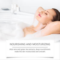 Gel de ducha con fragancia hidratante, refrescante y limpiadora corporal de limón y albahaca - details 6