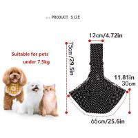 Bolso bandolera transpirable para mascotas, bolso de mano cómodo para perros de gran capacidad con bolsillo manos libres - details 0