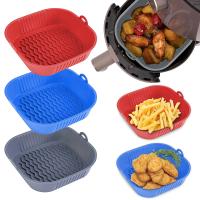 Bandeja de silicona para freidora de aire, molde reutilizable para horno, cesta para Cocina - details 0