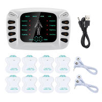 Electroestimulador de fisioterapia TENS, máquina eléctrica Compex, estimulador muscular EMS, Acupuntura de pulso, el mejor masajeador para almohadillas corporales - details 0