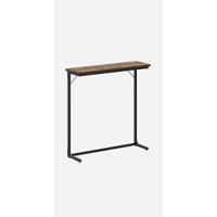 Redonda, Juego de 2 Mesas auxiliares, Juego de Mesas Auxiliares con Estructura de Metal, Pequeña Mesa Auxiliar para Sala de Estar, Dormitorio, Oficina, Blanco CT18703W - details 15