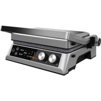 Parrilla Eléctrica de Piedra Revestida Placas Extraíbles y Reversibles, Apertura de 180ª, Superficie Amplia 2200 W, Acero Inoxidable - details 37