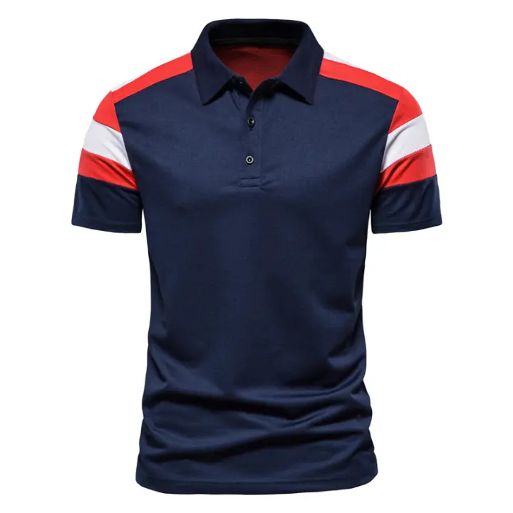 Camisetas Polo de Verano para Hombres Estilo Casual con Cuello Volteado - 1