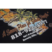 Camisa de manga corta con logotipo frontal de moda de verano de alta calidad, camiseta holgada de algodón puro para hombre, nuevo accesorio de camisa informal estilo pareja - details 9