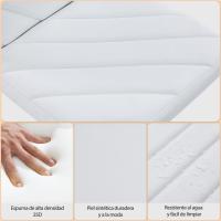 Juego de 2 Taburetes de Bar Altura Ajustable 92-113,5cm Sillas de Bar Asientos Giratorios Diseño Moderno Taburetes Altos Negro - details 39