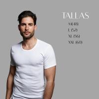 DON ALGODÓN |   Camiseta interior blanca de manga corta |   100% Algodón |   Transpirable |   4 tamaños |   Se adapta al cuerpo |   Suave y cómodo |   Reforzado - details 1