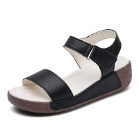 Sandalias de cuero de verano para mujer, zapatos de moda para mujer - details 3