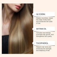 La crema nutritiva para el cuidado del cuero cabelludo proporciona nutrición natural para mejorar el encrespamiento, el volumen y la suavidad del cabello. - details 9