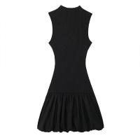 Mini Vestido de Moda para Mujer Sin Mangas, Collage, Listo para Playa y Fiesta de Noche - details 15
