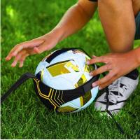 Pelota de fútbol ajustable para entrenamiento de habilidades, banda de malabares para práctica en solitario, cinturón elástico auxiliar circular, equipo de entrenamiento de patadas de fútbol - details 12