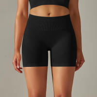 Hamidou-pantalones cortos de Yoga sin costuras para mujer, Shorts de entrenamiento con realce de glúteos, ropa deportiva para gimnasio - details 10
