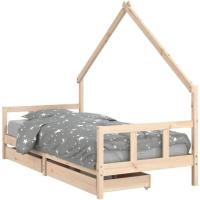 Estructura de Cama Infantil con cajones Madera de Pino 80x160cm - details 25
