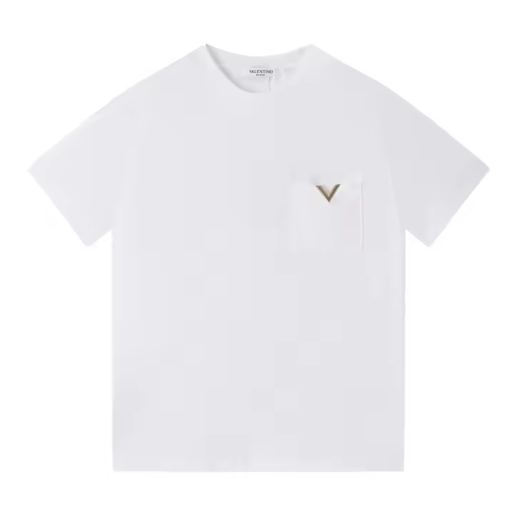 Nueva colección de verano con logotipo impreso frontal, camiseta deportiva de algodón puro con cuello redondo para hombre, camisa informal de estilo básico para pareja - 1