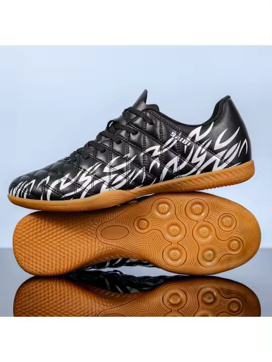 Zapatos de fútbol antideslizantes, calzado de interior, para sala de fútbol, TP de suela plana - 1