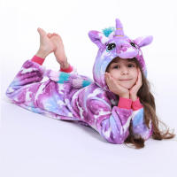 Kigurumi-ropa de dormir con dibujos de animales para niños y niñas, Pijamas suaves de unicornio para el hogar, Invierno - details 22