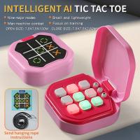 Juego electrónico TIC-TAC-TOE 9 en 1, juego de mesa interactivo de entrenamiento de memoria, juguetes divertidos, Mini juego de tres en raya, viaje - details 27