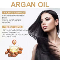 La loción densa con aceite de nuez marroquí de Eelhoe previene la caída del cabello, solidifica, suaviza el cabello, nutre y masajea el - details 4