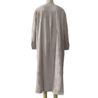 Vestido Casual para Mujer de Manga Larga Falda Irregular con Estilo Solidario y Cuello Suelto - details 7