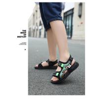 Sandalias de verano para niños, zapatos de playa antideslizantes para exteriores, sandalias de suela blanda para niños, sandalias deportivas transpirables con punta abierta - details 13