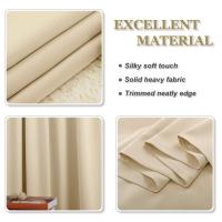 Cortinas opacas con persianas para sala de estar, cortina aislante para dormitorio, 1 pieza - details 25