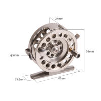 Carrete de aleación de aluminio para diestros, carretes lisos de mosca de hielo, accesorios de pesca - details 11