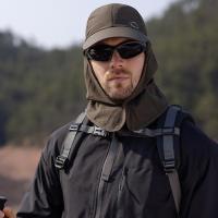 Mascarilla Hombre Sombrero para el sol Ala ancha Transpirable Cubierta de verano Gorro para la cara Mantón desmontable 360 ° Gorra de pesca al aire libre con protección solar unisex - details 4