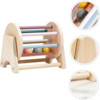 Tambor Textil Juguetes De Bebe Juguete para Niños Juguete Educativo para Niños Juguetes Sensoriales Madera Girar Bebé Kit - details 4