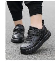 Zapatillas de deporte para niños, zapatos informales para niños, zapatos planos de cuero negro para caminar para estudiantes, calzado deportivo ligero antideslizante para niñas - details 14