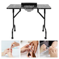 Mesa de uñas para manicura, salón de belleza, estación de escritorio, estación de uñas portátil, con colector de polvo de uñas - details 9
