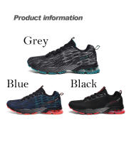 Zapatillas de correr para hombre, zapatos deportivos transpirables para exteriores, zapatillas ligeras con cojín de aire, calzado de entrenamiento atlético cómodo - details 7