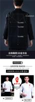 Chaqueta de Chef con botones de estilo chino para otoño e invierno, uniforme de trabajo con logo bordado, cocina de restaurante de Catering de manga larga para hombre - details 2