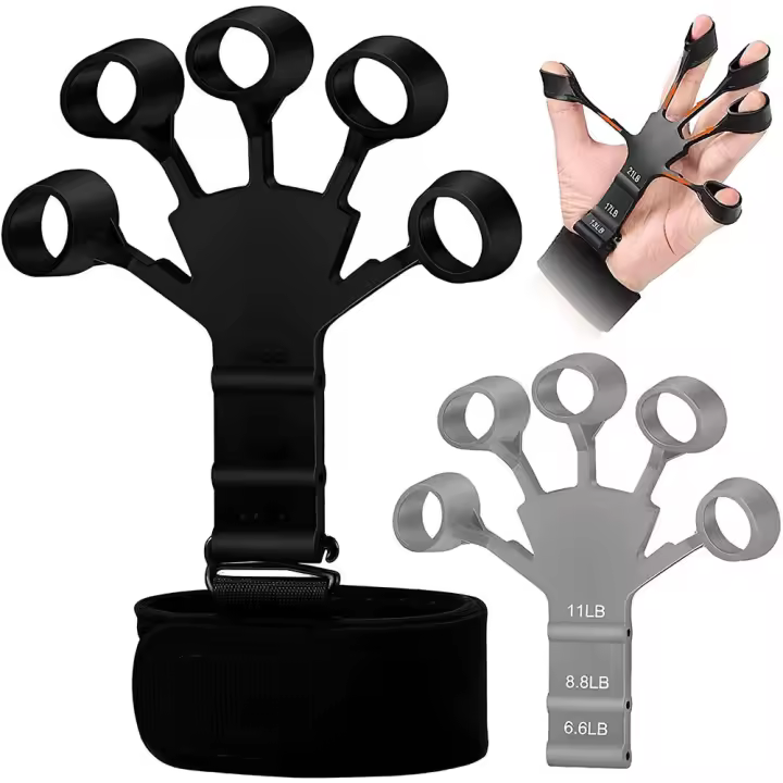 Ejercitador de fuerza para dedos, 2 piezas, ejercitador de mano para fuerza, pinza de mano, productos de Fitness convenientes - 1