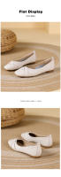 Cabeza cuadrada zapatos de trabajo suelas suaves de las mujeres ocupación comodidad trabajo entrevista asistente de vuelo ocupación zapatos individuales mujeres embarazadas gorro plano ladyshoes - details 5