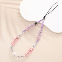 Cordón de teléfono con cuentas hecho a mano, correa de muñeca con cuentas, cadena de teléfono con perlas, eslinga antipérdida colorida, accesorios para teléfono móvil - details 15