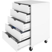 Archivadores Móviles con Poleas Comodidad de 5 Cajones Superficies Estructuradas - details 12