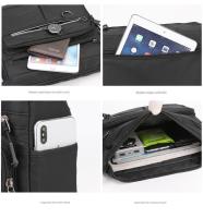 Bandera impermeable de gran capacidad con múltiples bolsillos, ideal para negocios, oficina, viajes, senderismo y escuela - details 8
